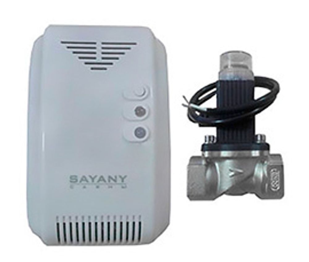 Газовый сигнализатор Sayany CGA с газовым клапаном