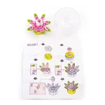 Игрушки 75 мм в капсулах конструкторы «Фантастические цветы» 12 шт