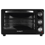 Электропечь SCARLETT SC-EO93O20, 1380 Вт, объем 26 л, механическое управление, гриль, таймер, черная