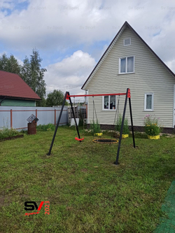 Монтаж уличных качелей Sv Sport