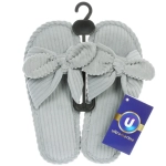 Тапочки женские домашние «COZY», цвет серо-голубой, р-р 38-39