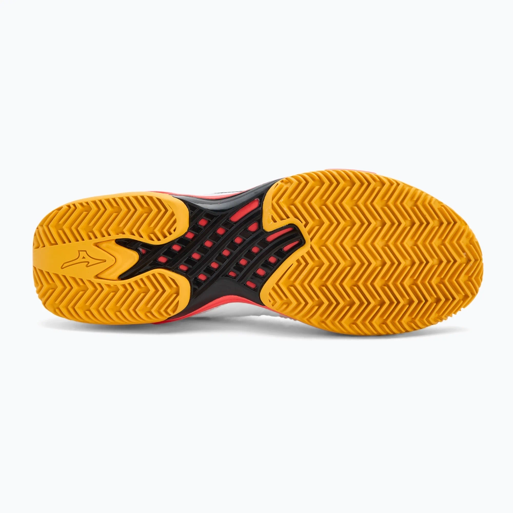 Теннисные Mizuno Wave Exceed Tour 6 CC white/baritone blue/fiery coral 2