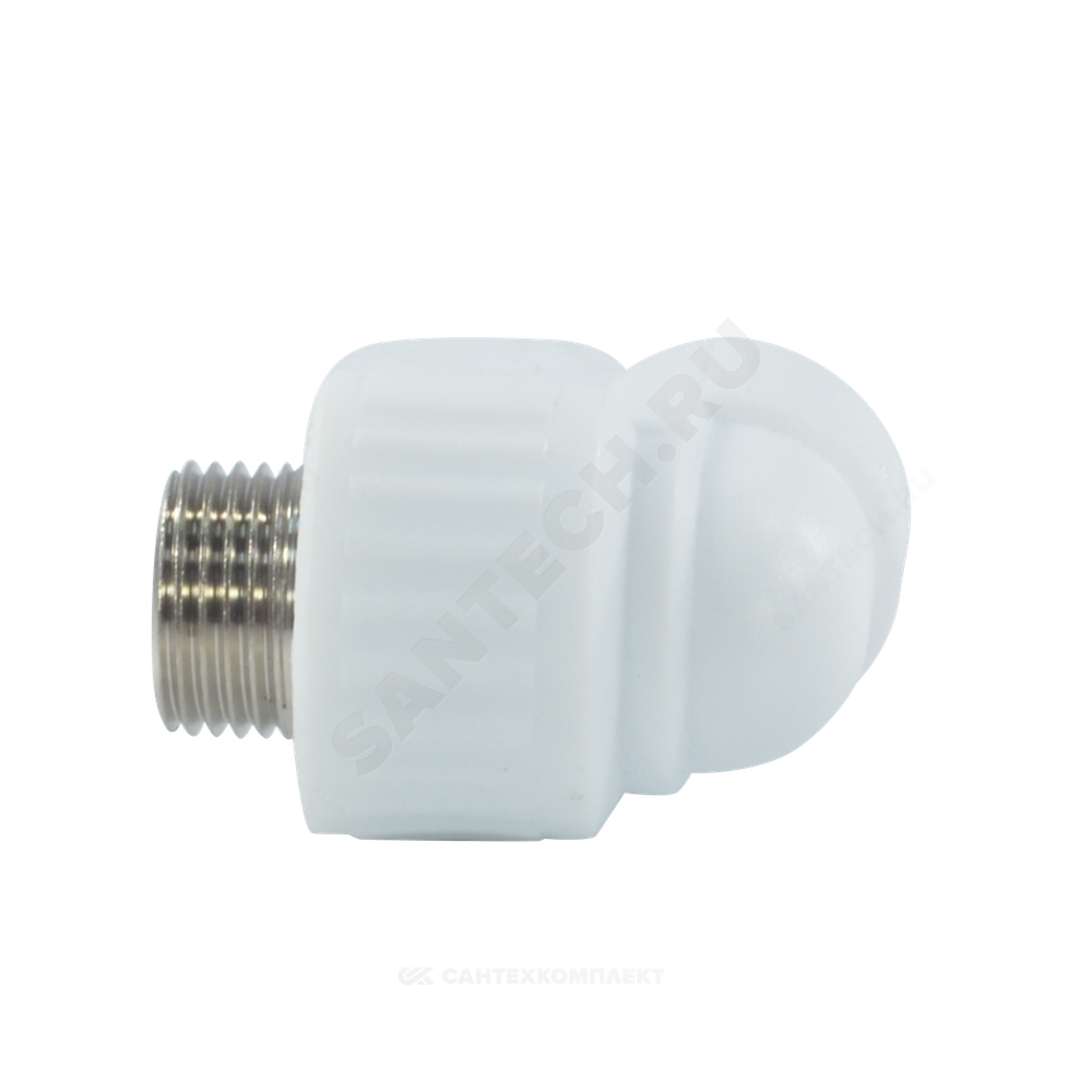 Угольник PP-R комбинированный белый Дн 32х1/2" НР VALFEX 10126232
