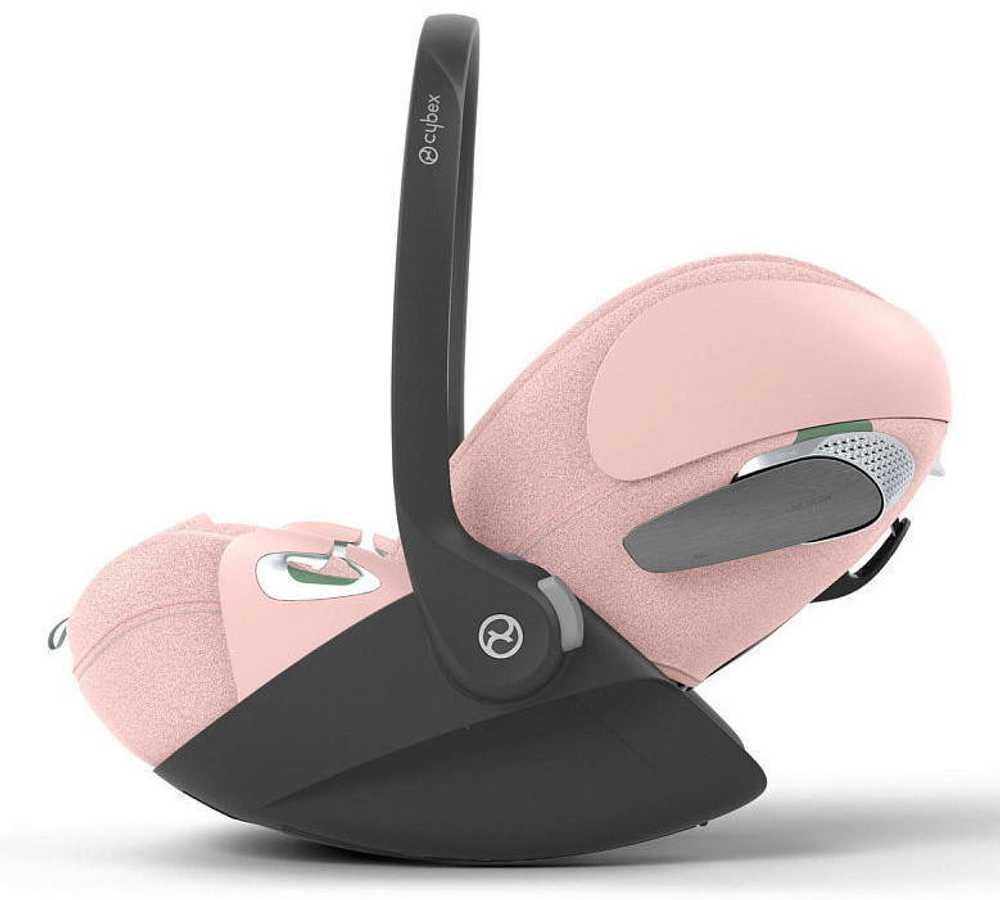 Коляска Cybex Talos S Lux BLK complete Cloud T Peach Pink Plus 3 в 1 Moon Black с дождевиками