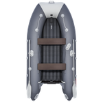 Лодка ПВХ Мастер Лодок Таймень LX3200НДНД Графит / Св.Серый