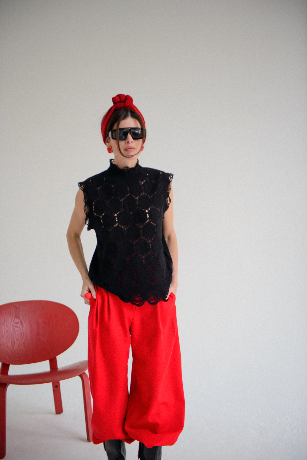 Джемпер кроше RENDY