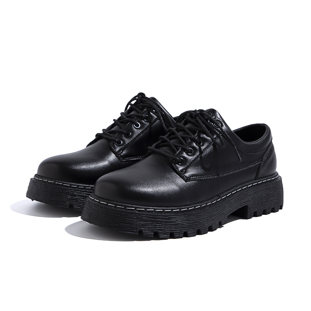 HUANQIU Men"s Casual Shoes Men"s Black