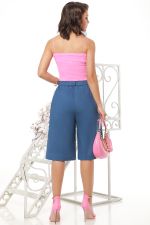 Бермуды синие с поясом DStrend (Акция)