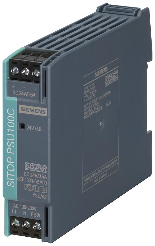 SITOP PSU100c 24 v/0,6 a стабилизированный блок питания, SIEMENS 6EP1331-5BA00