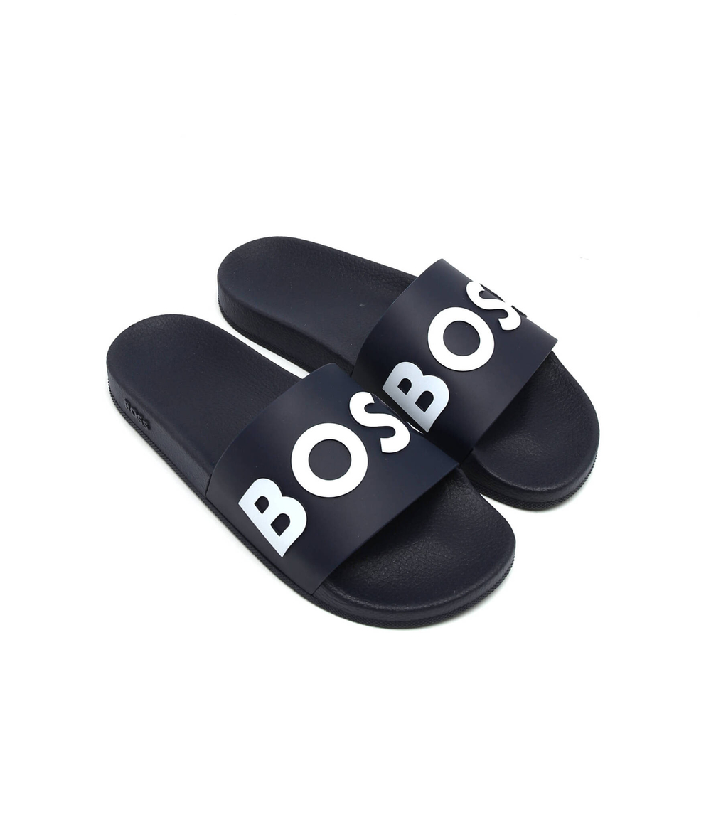 шлепанцы bay it BOSS BLACK - темно-синий(50471271)