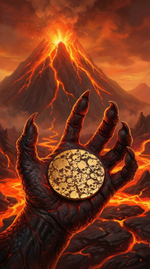 Латунная монета Черепа