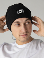 Снуд флисовый черный Город Горький