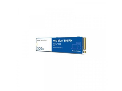 SSD накопитель Western Digital WD Blue SN570 500ГБ, M.2 2280, PCIe 3.0 x4, NVMe [WDS500G3B0C]