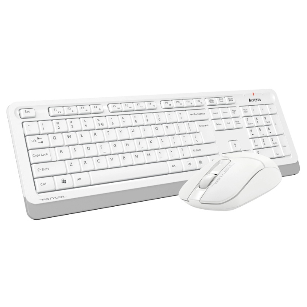 Комплект (клавиатура + мышь) A4Tech Fstyler FG1012, белый