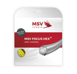Теннисные струны MSV Focus Hex (12 m) - желтый