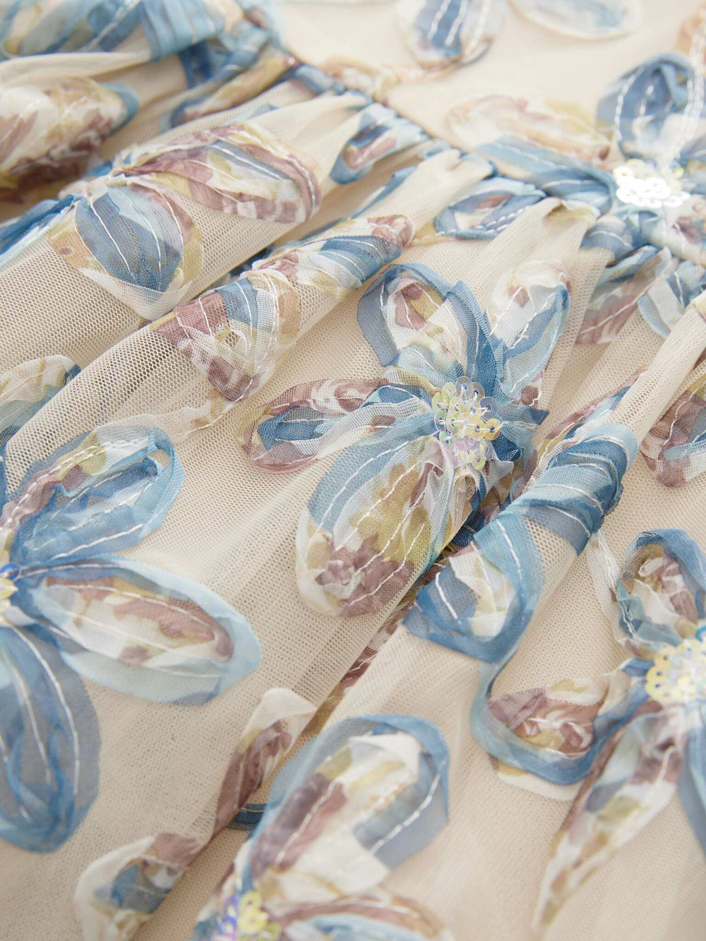 Платье для девочки Next E35-482, Голубой