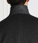 Хлопковое пальто storvik Oscar Jacobson - графитовый(71269049)