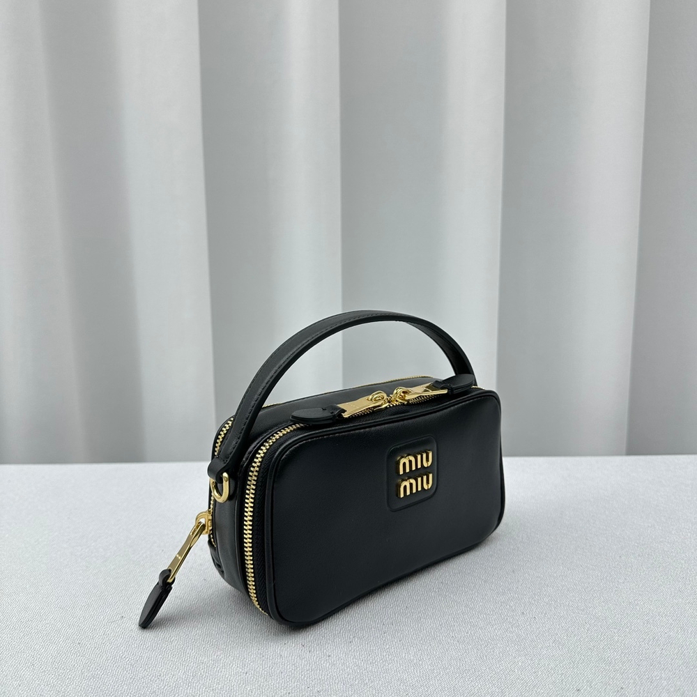 Miu Miu Leather Shoulder Bag 18 cm