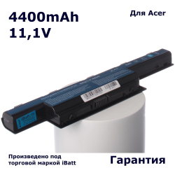 Аккумулятор iBatt 4400mAh, для Aspire E1 V3-571G 5750G E1-571G 5742G V3-771G E1-531 5560G 5552G V3-551G 5750 7750G V3-772G