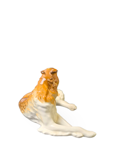 Фарфоровая статуэтка "Собака Борзая", ЛФЗ, СССР, 1970 - 1990 гг.