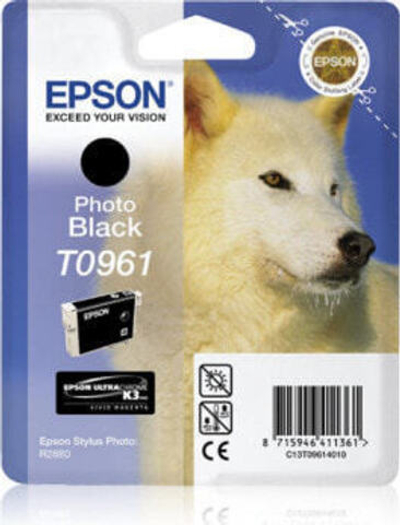 Epson Husky T0961 струйный картридж 1 шт Подлинный Фото черный C13T09614030