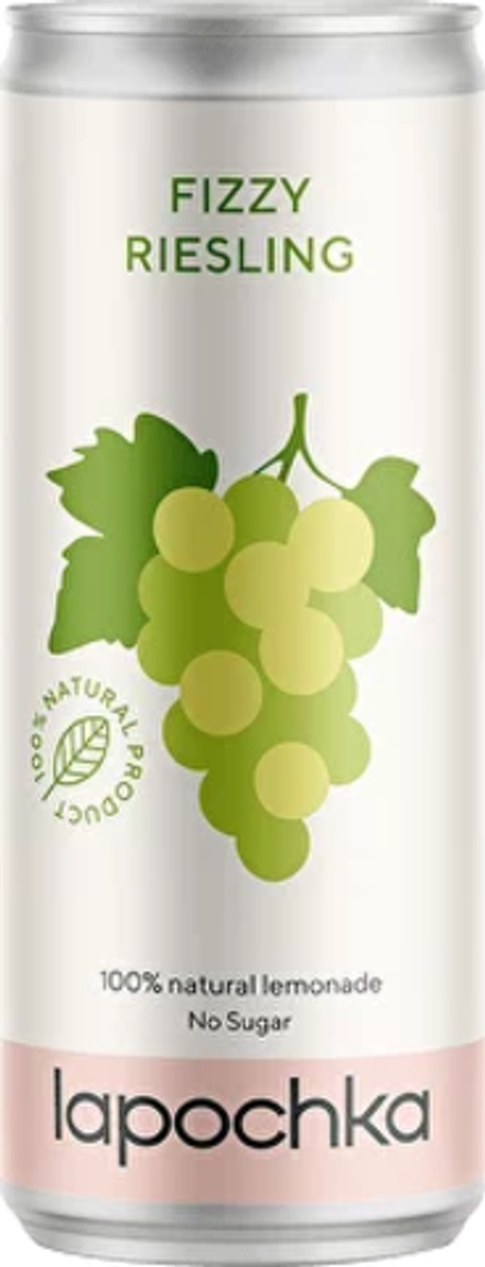 Газированный напиток Лапочка Рислинг Баблс / Lapochka Innocent Riesling Bubbles 0.33 - банка