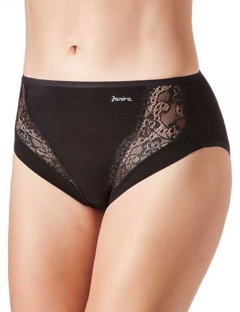 Высокие трусики с кружевом Esencial Lace (Размер: L) (Цвет: белый)