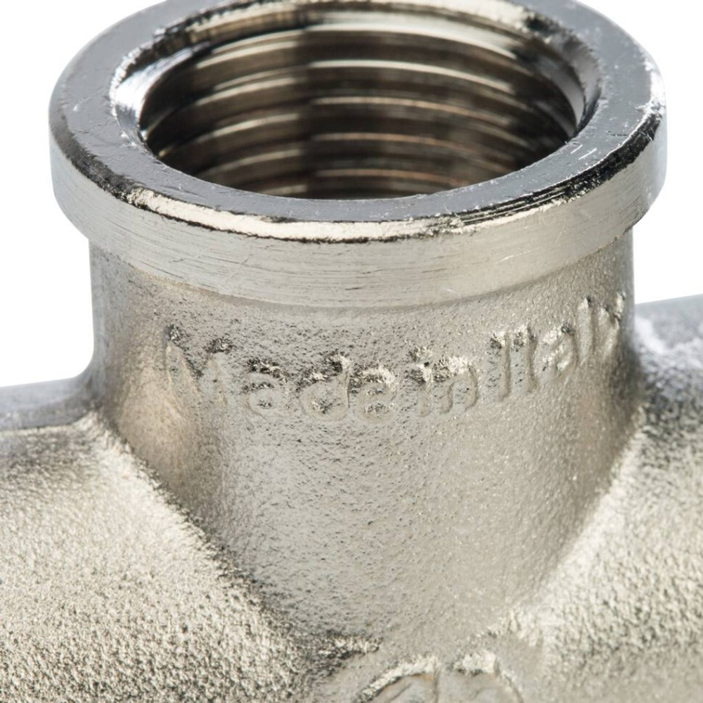 Крестовина ВВ никелированная 1/2 STOUT