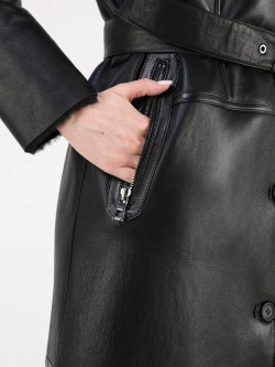 Дубленка зимняя натуральная длинная