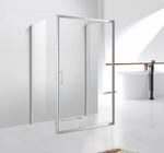 Душевой уголок Cezares Molveno 140x80 MOLVENO-AH-12-140/80-C-Cr-IV профиль Хром стекло прозрачное