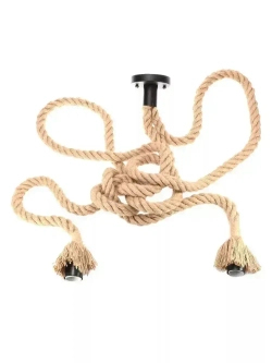Люстра потолочная подвесная канат Rope Style / Светильник подвесной Лофт