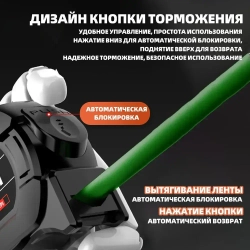 Измерительная лента Бытовая 5м рулетка строительная прорезиненная