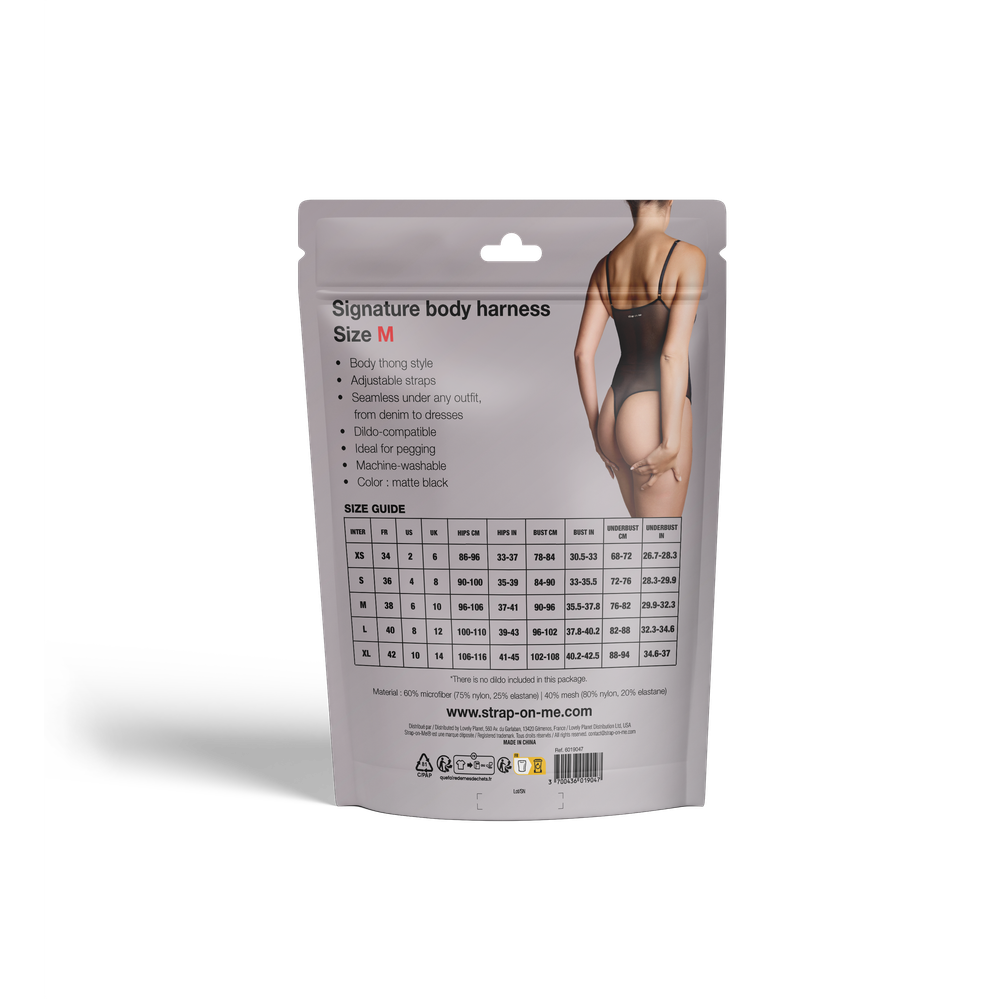 Пояс для страпона Strap-on-me Harnais Body Signature, M