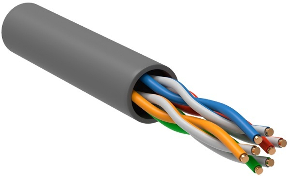 Кабель витая пара U/UTP 5 кат. 4 пары ITK LC1-C5E04-121-T-R