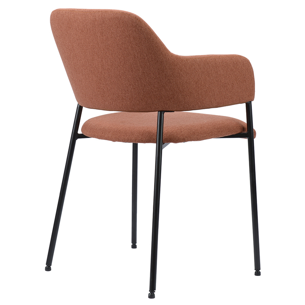 Стул wendy, рогожка, терракота