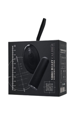 Вибропуля RealStick Caliber черная с пультом