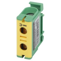 Клемма силовая вводная КСВ ЭРА NO-224-127 (KE61.3) 6-50 мм2 желтая/зеленая PE