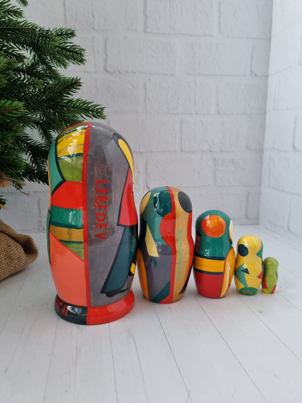 Матрёшка 5м 15см Малевич-Кандинский