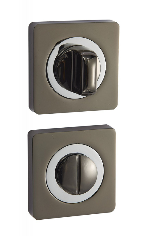 Накладка сантехническая BK02BN/CP черный никель/хром