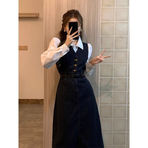 Женский джинсовый сарафан