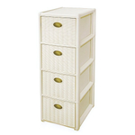 Комод "Elegance mini" 4х ярусный (бежевый)