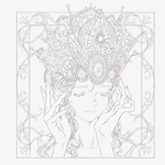 Victorian Fantasy Encyclopedia Kuroi Mori. Coloring book