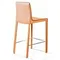 Полубарный стул Barrie 65 см оранжевая кожа