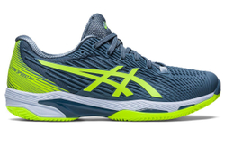 Теннисные кроссовки Asics Solution Speed FF 2 Clay - steel blue/hazard green