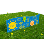 Забор уличный из экопластика Погода