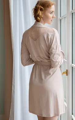 Халат K-16 Розовый