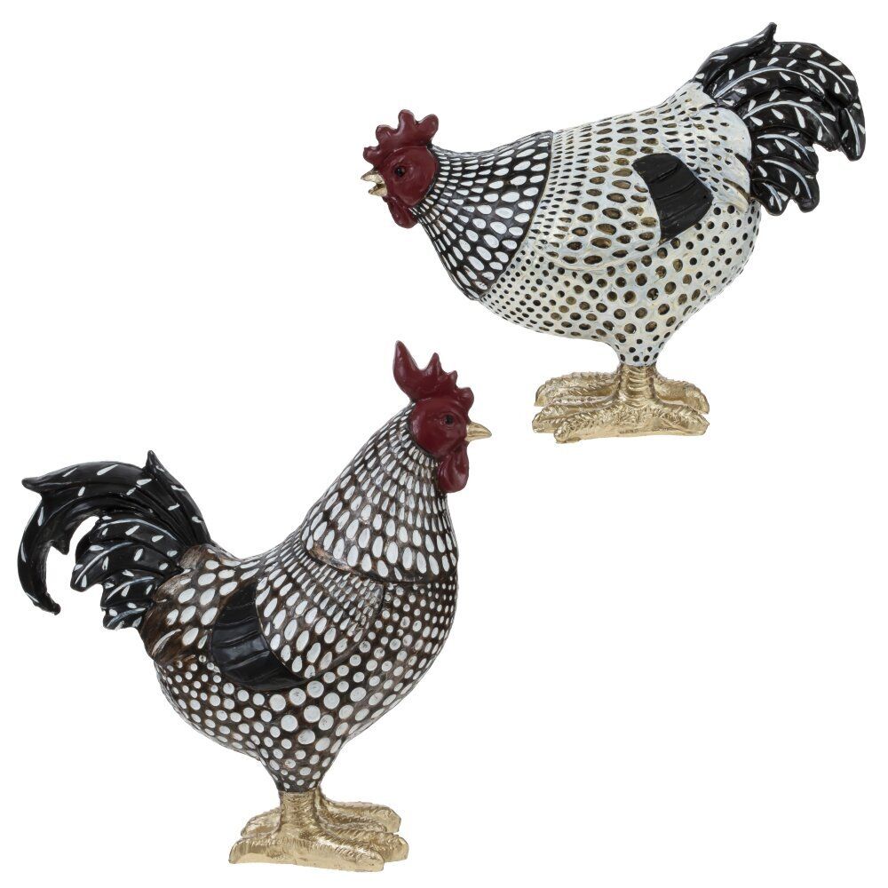 GAEM Фигурка декоративная "Петух"/"Курица", L13 W6 H15 см, 2в.
