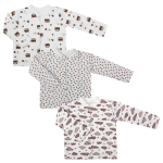 Набор кофта на кнопках (3шт), р.р. 74, цв. в ассорт., (Аmoteks)