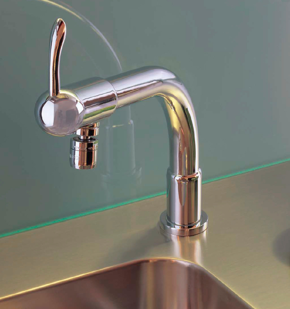 Смеситель для кухни Ritmonio Perigeo с вращающимся изливом, хром B0CU00CRL