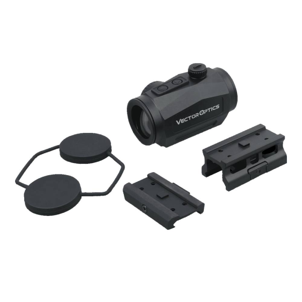 Коллиматорный прицел Vector Optics Scrapper 1x29 (закрытый, объектив 29мм, 2МОА, точка красная, weaver, IP67)